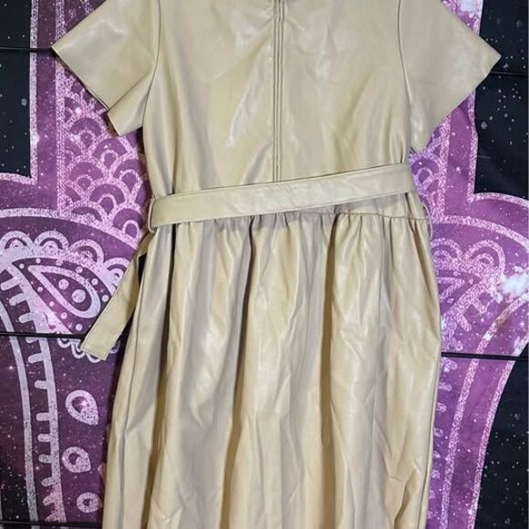 GENTLY USED Wonder Nation Leather Girls Dress XXL - Picture 1 of 3